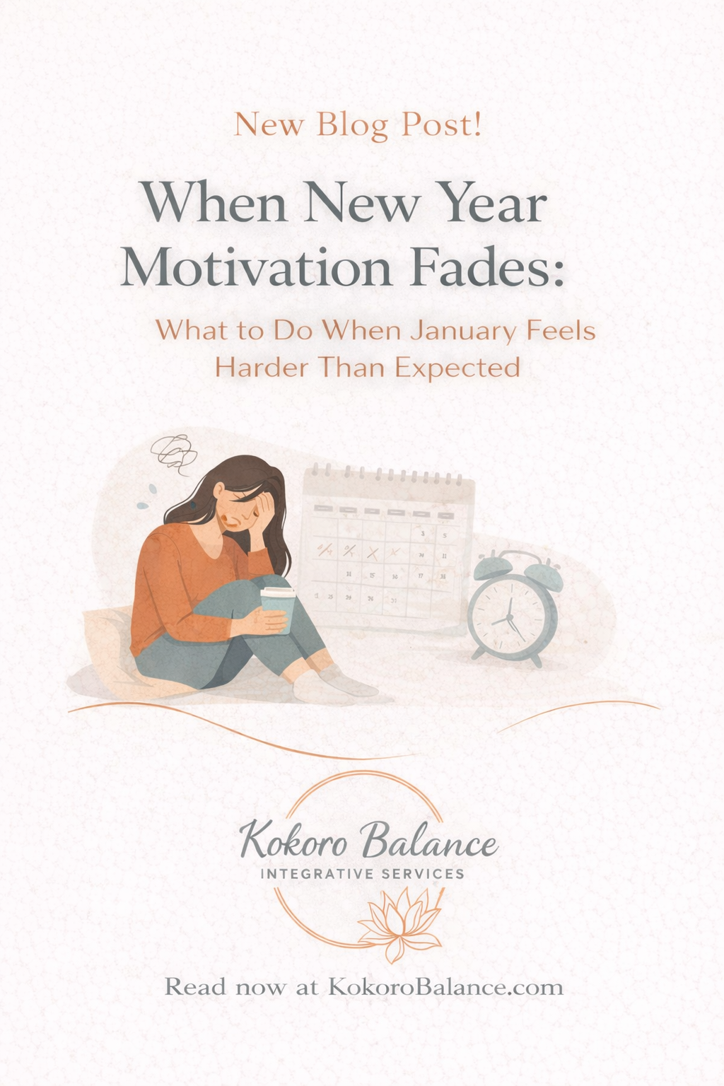 When New Year Motivation Fades: Why January Feels Harder Than Expected