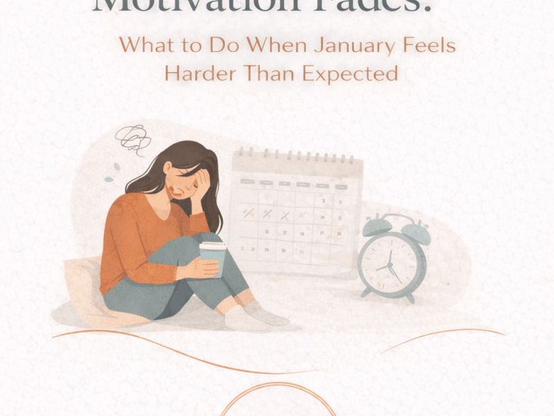 When New Year Motivation Fades: Why January Feels Harder Than&nbsp;Expected